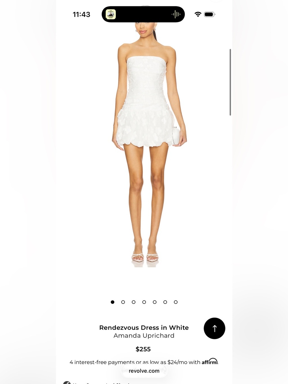 NWT Amanda Uprichard Rendezvous Dress
